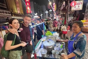 Visite nocturne culinaire en tuk-tuk à Bangkok