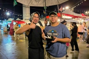 Bangkok: nocny targ – piesza wycieczka kulinarna z przewodnikiem