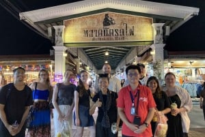 Bangkok: tour serale del mercato notturno con cena Michelin