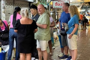 Tour serale di Bangkok: Cibo, Tempio e Tuk-Tuk
