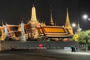 Bangkok Night Tour: Mat, tempel og tuk-tuk