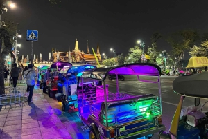 Bangkok Night Tour: Mat, tempel og tuk-tuk