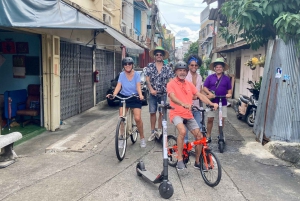 Bangkok : Old City Guided E-Scooter &/or Bike Tour