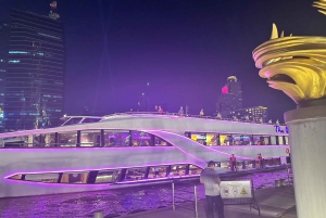 Bangkok: Opulence Luxury Dinner Cruise med transfer til hotellet