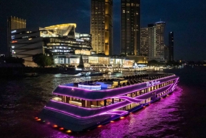 Bangkok: crucero de lujo con cena Opulence y traslado desde el hotel