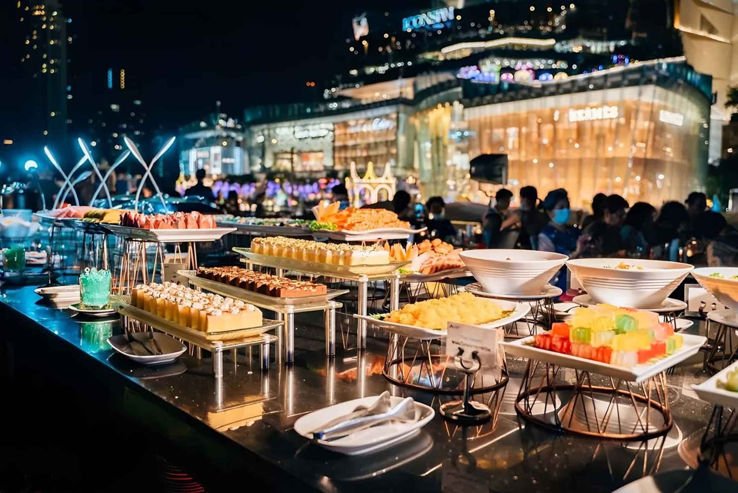 Bangkok: Opulence Luxury River Dinner Cruise med liveband