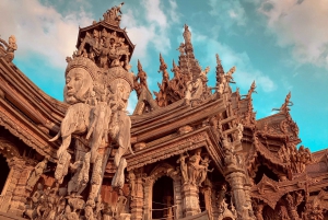 Bangkok: Santuário de elefantes de Pattaya e Santuário da Verdade