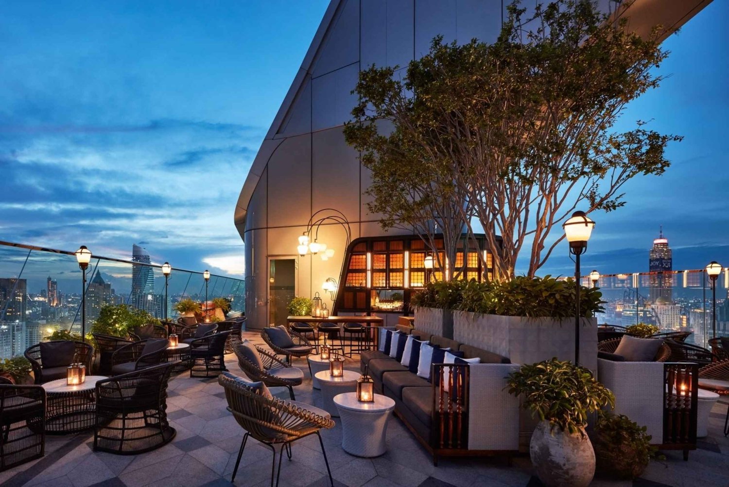 Bangkok: Penthouse Bar+Grill Rooftop på Park Hyatt våning 36