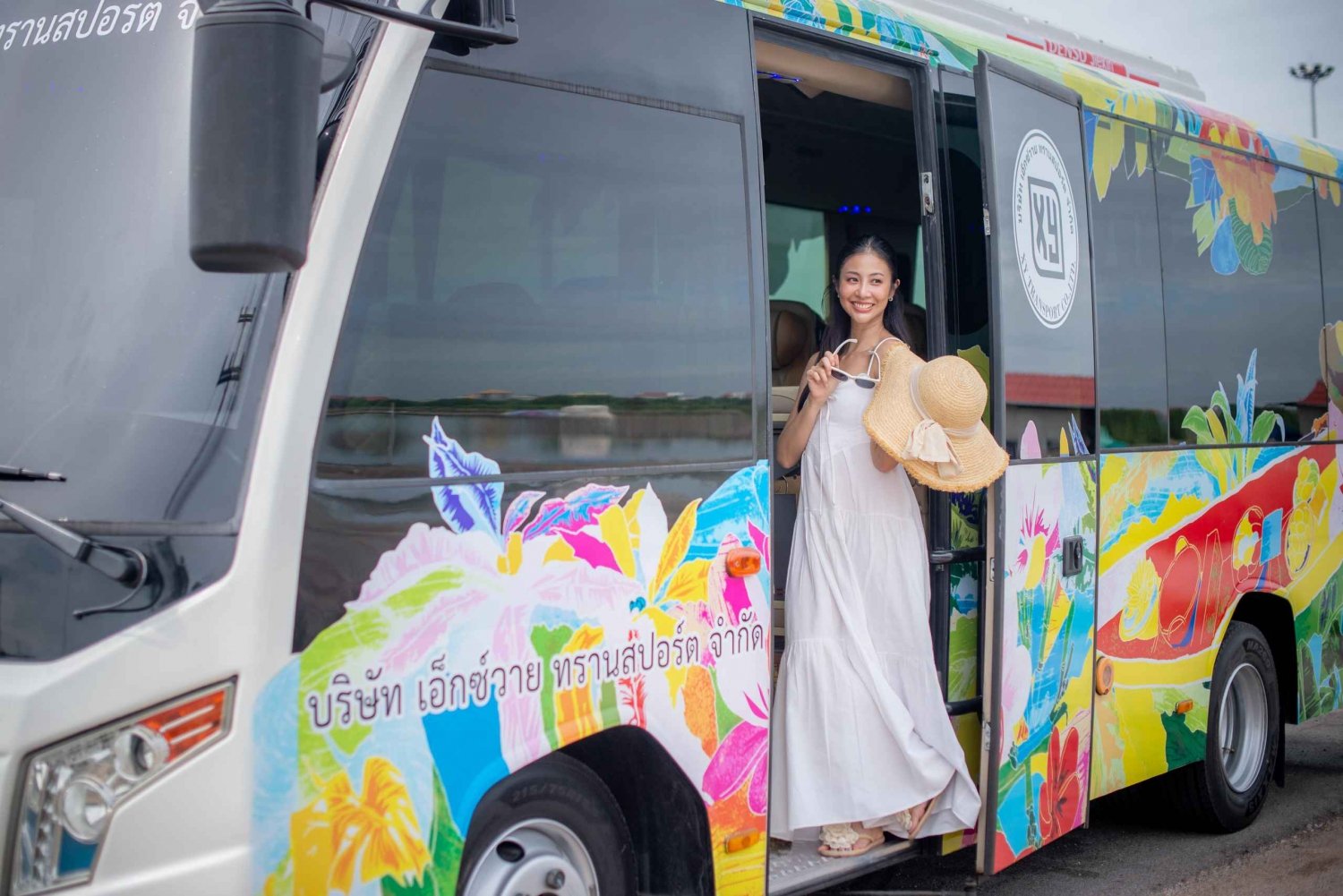 Bangkok: Premium Damnoen Saduak & Railway Market med madbus