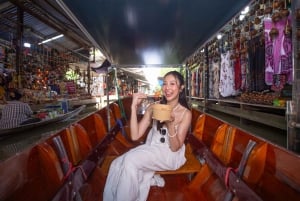 Bangkok: Damnoen Saduak e Mercato Ferroviario con il Food Bus
