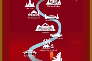 Bangkok: crucero con cena premium, bufé y vistas al Wat Arun