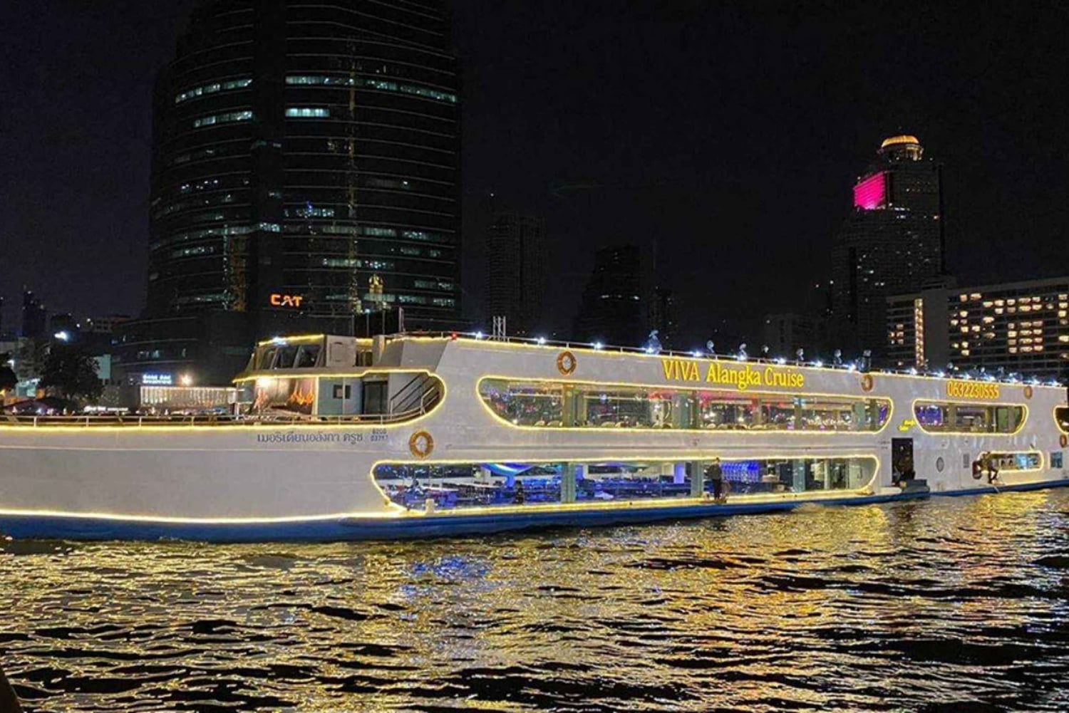 Bangkok: Rejs statkiem Prince Alangka z bufetem i muzyką na żywo