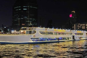 Bangkok: Rejs statkiem Prince Alangka z bufetem i muzyką na żywo