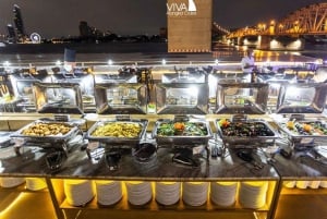 Bangkok: Rejs statkiem Prince Alangka z bufetem i muzyką na żywo