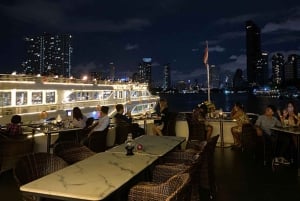 Bangkok: Prince Alangka-kryssning med buffé och livemusik