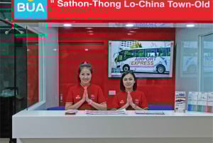 Bangkok: Yksityinen lentokenttäkuljetus minibussilla