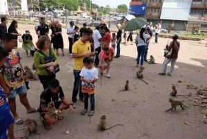 Bangkokissa: Apinakaupunki Lopburiin: Yksityinen autonvuokraus