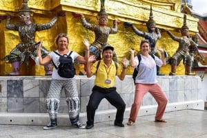 Bangkok: Tour privato a piedi dei punti salienti e dei monumenti della città
