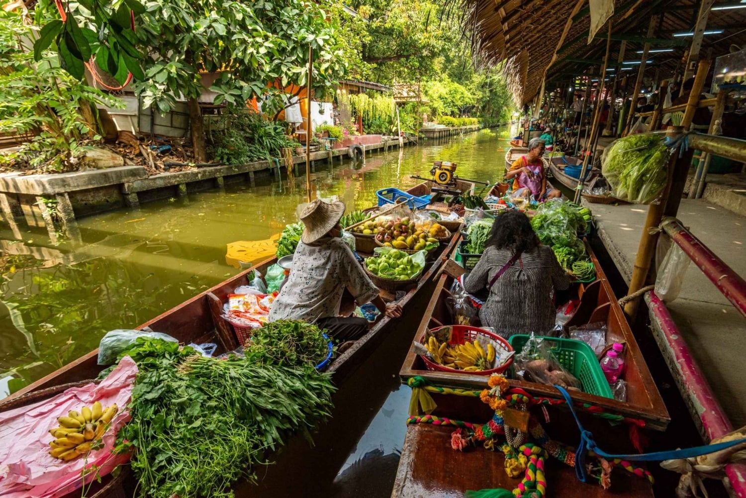 Bangkok: Privat Khlong Latmayom lokal marknad (3 alternativ)