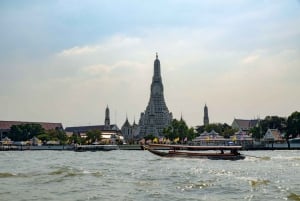 BANGKOK: Prywatna łódź z długim ogonem i 2 świątynie z odbiorem z hotelu