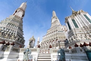 BANGKOK: Barco particular de cauda longa e 2 templos com serviço de busca no hotel