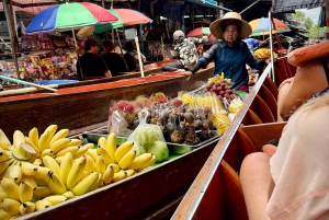 Bangkok: experiência privada no mercado flutuante e no mercado ferroviário
