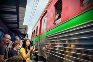 Bangkok: experiência privada no mercado flutuante e no mercado ferroviário