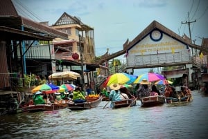 Bangkok: experiência privada no mercado flutuante e no mercado ferroviário