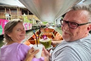 Bangkok: experiência privada no mercado flutuante e no mercado ferroviário