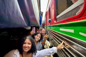 Bangkok: experiência privada no mercado flutuante e no mercado ferroviário