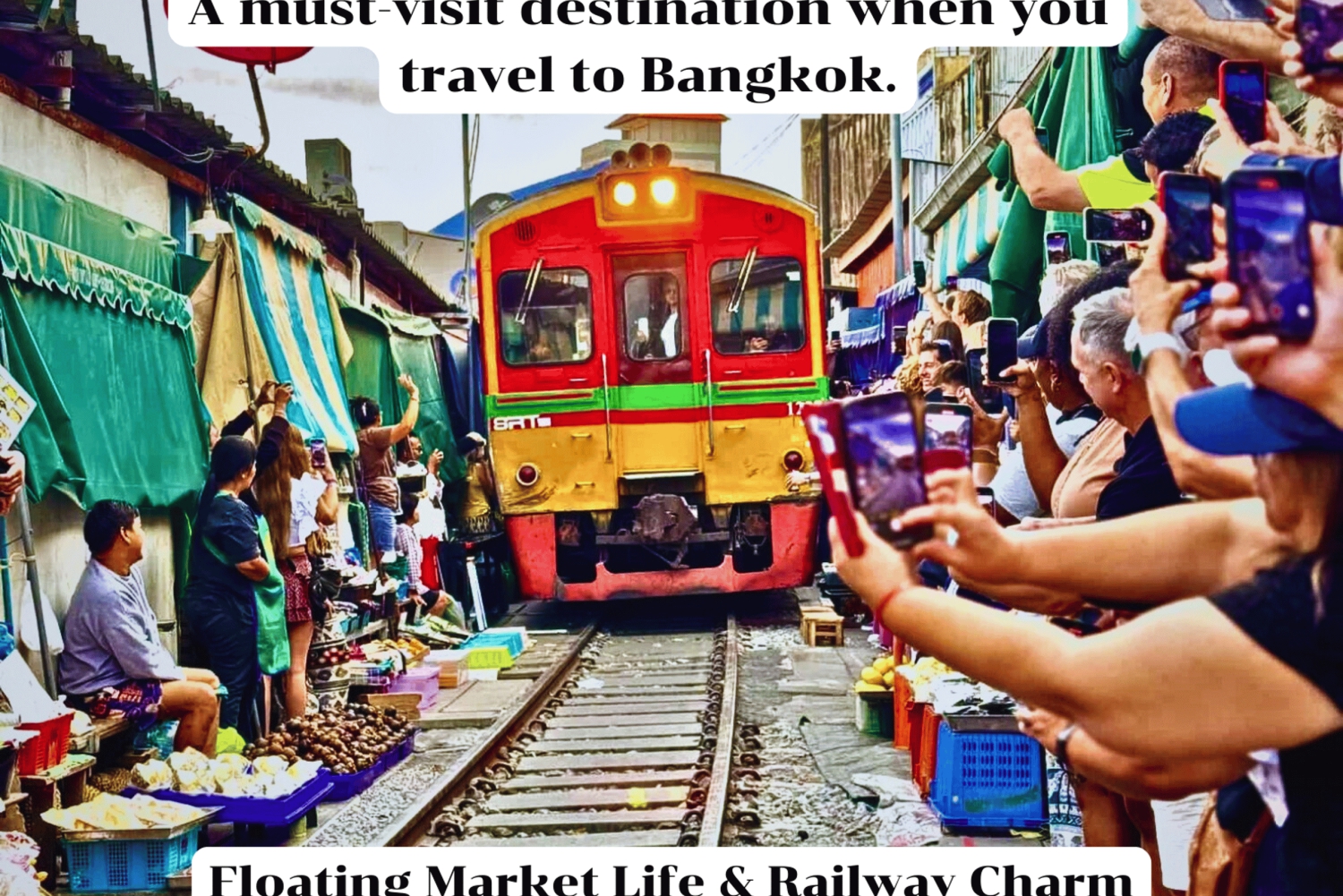 Bangkok Private Van Charter: Floating & Railway Market Tour