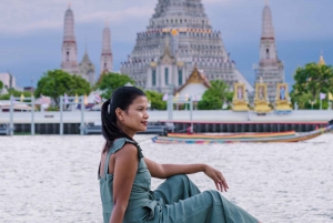 Bangkok: Professionelt fotoshoot ved Chao Phraya-floden