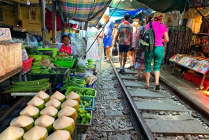 Bangkok: Train Market & Floating Market with Boat Ride