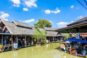 Bangkok: Jernbane, flytende marked og Chao Phraya-cruise