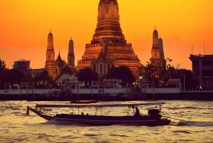 Bangkok: Jernbane, flytende marked og Chao Phraya-cruise