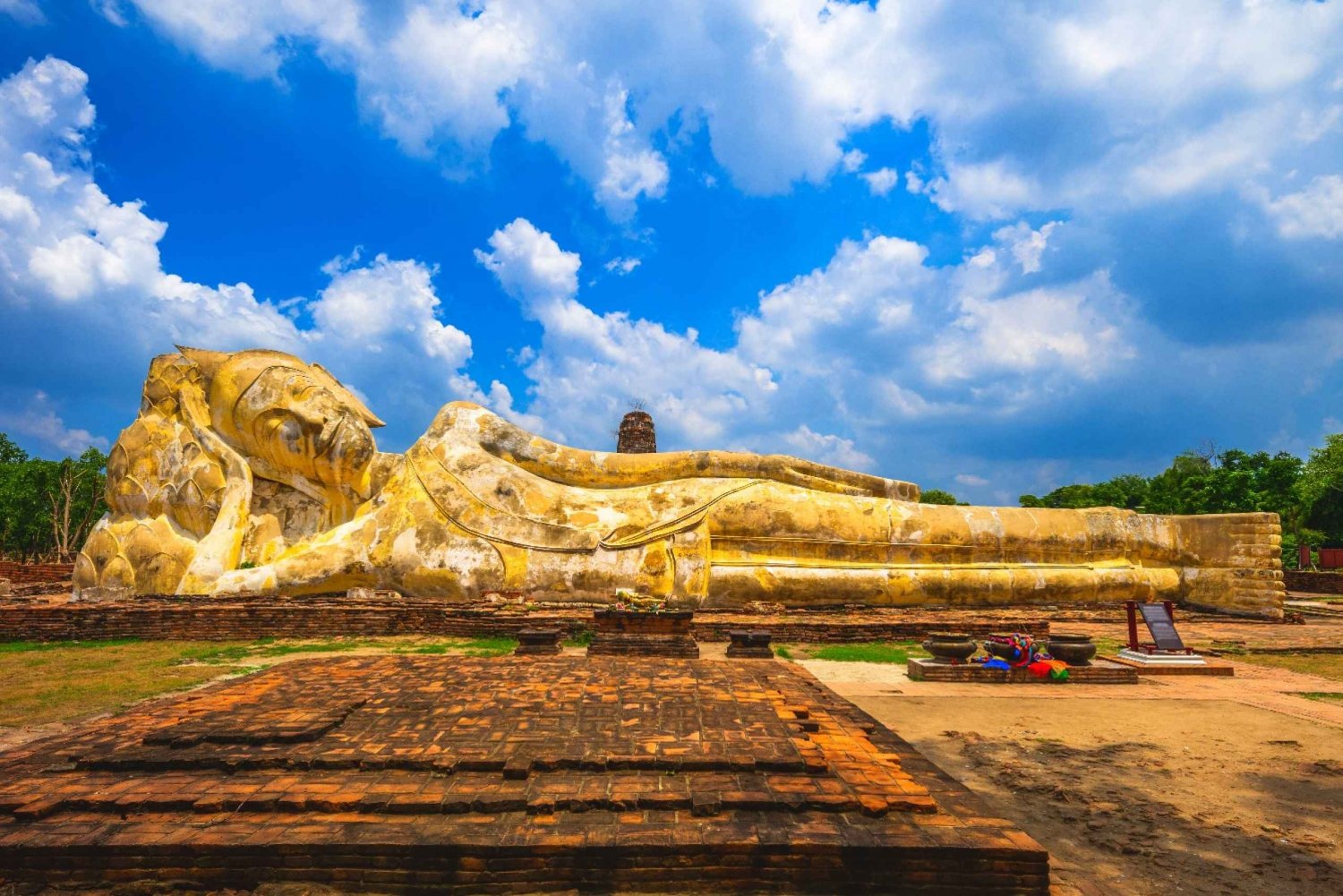 Bangkok: Buddha reclinato (Wat Pho): tour audioguida