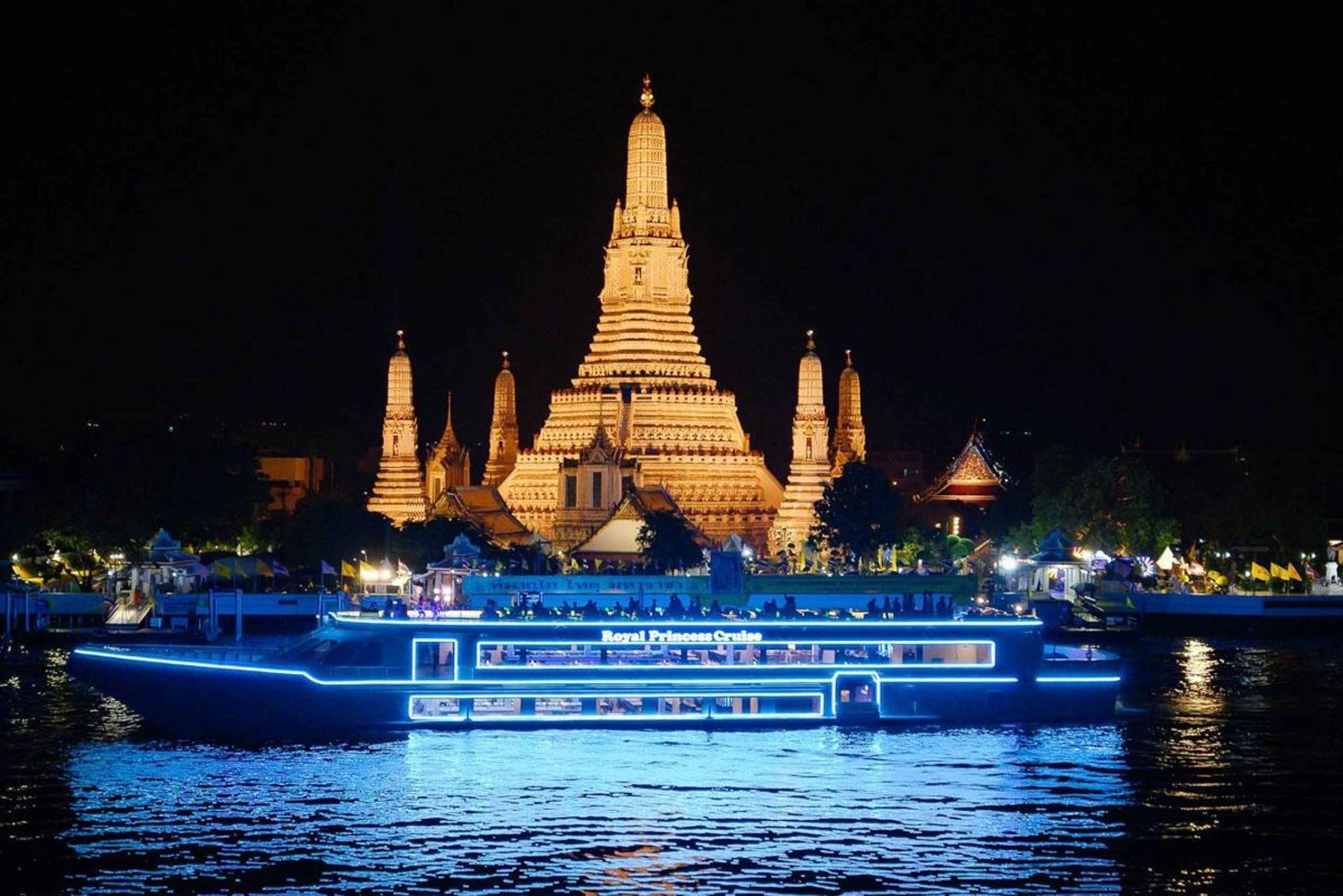 Bangkok: Royal Princess Chao Phraya flodkrydstogt