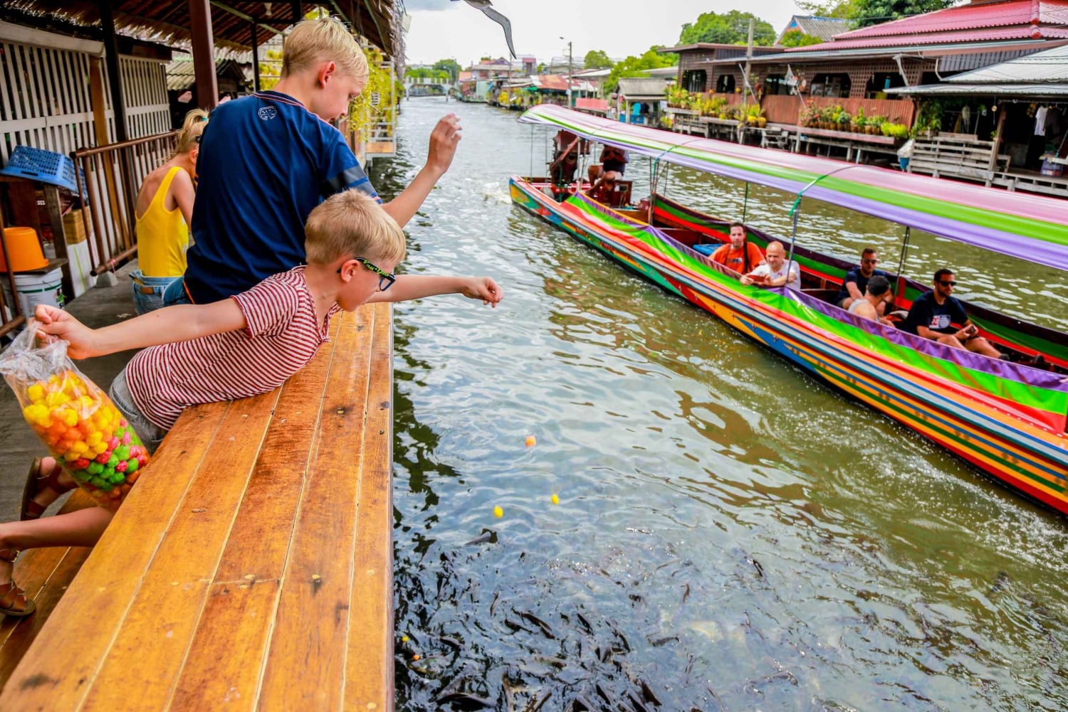 Bangkok’s Past with Local Taste Tour by Bike and Boat