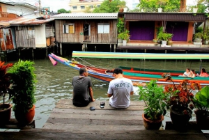 Bangkok's verleden met lokale smaken Tour per fiets & boot