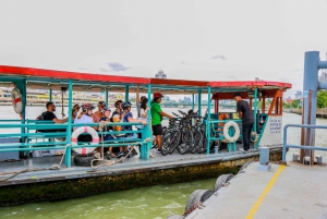 Bangkoks Vergangenheit mit lokaler Geschmackstour per Fahrrad und Boot