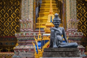 Bangkok: Visita autoguiada a pie con audioguía por los 4 templos principales