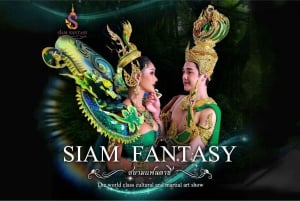 Bangkokissa: Siam Fantasy Show yksityisen kuljetuksen kanssa