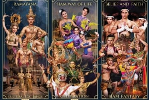 Bangkokissa: Siam Fantasy Show yksityisen kuljetuksen kanssa