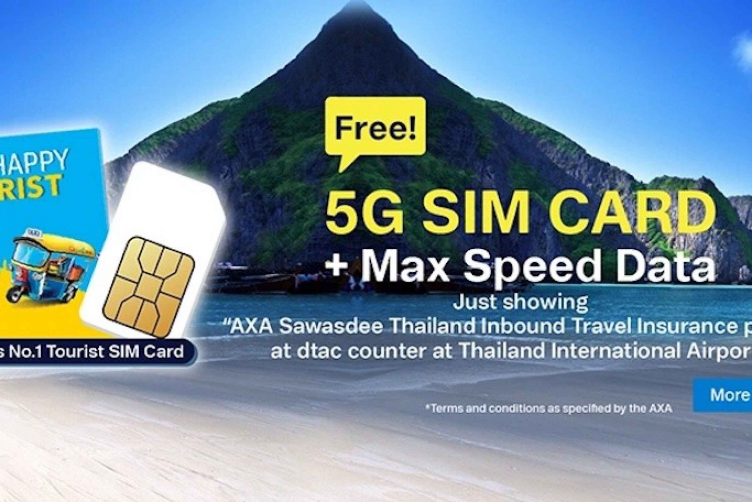 Bangkok: SIM Card with Unlimited Data Plan in Bangkok