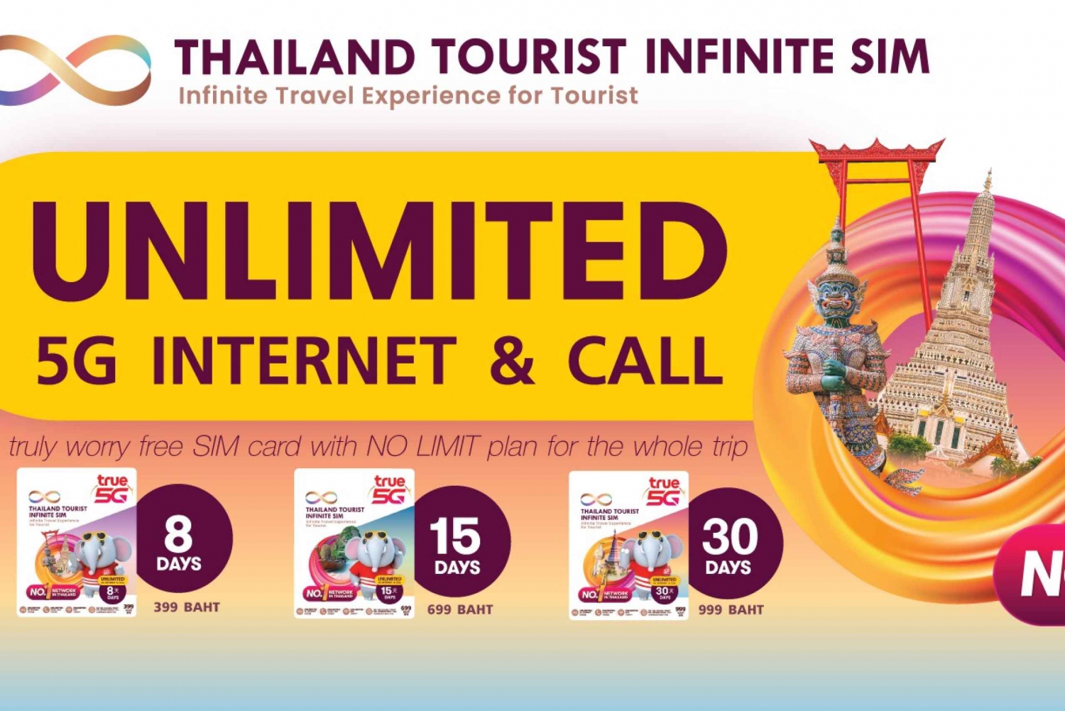 Bangkok SIM Card with Unlimited Data Plan in Bangkok