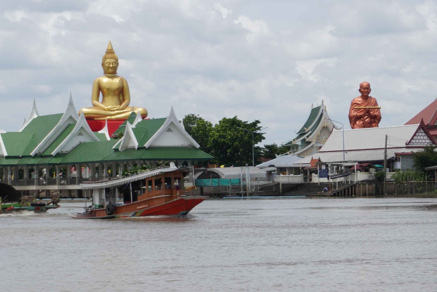 Bangkok: Tour en barco lento por el río hacia/desde Ayutthaya