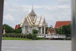 Bangkok: Tour en barco lento por el río hacia/desde Ayutthaya