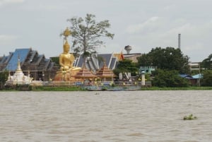 Bangkok: Tour en barco lento por el río hacia/desde Ayutthaya