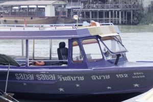 Bangkok: Tour en barco lento por el río hacia/desde Ayutthaya
