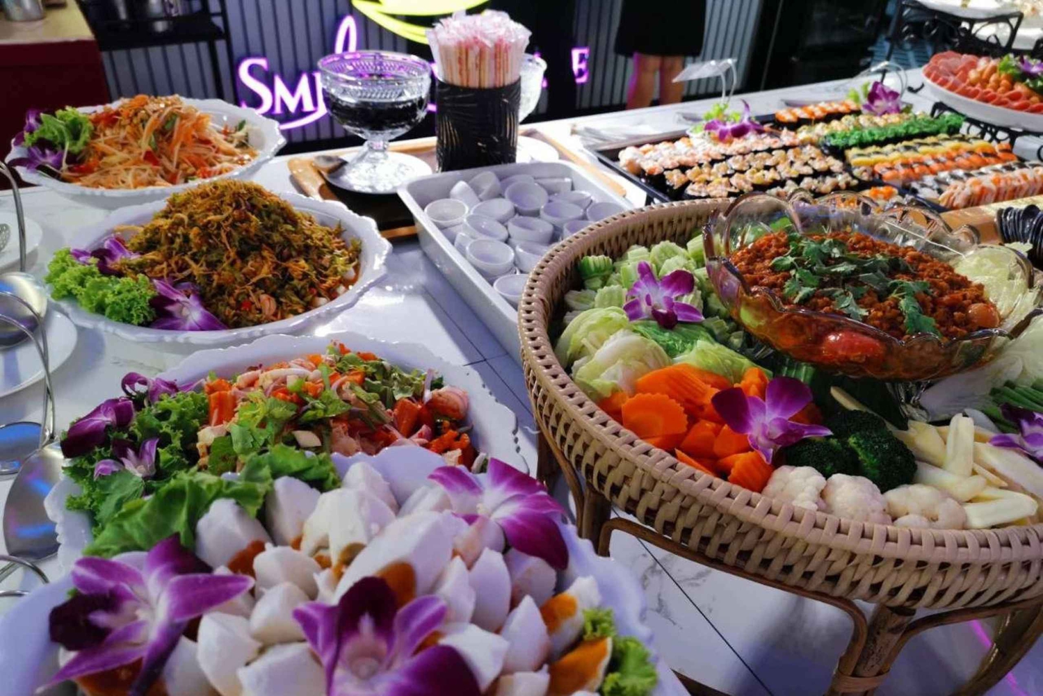 Bangkok : Dîner-croisière Smile Riverside